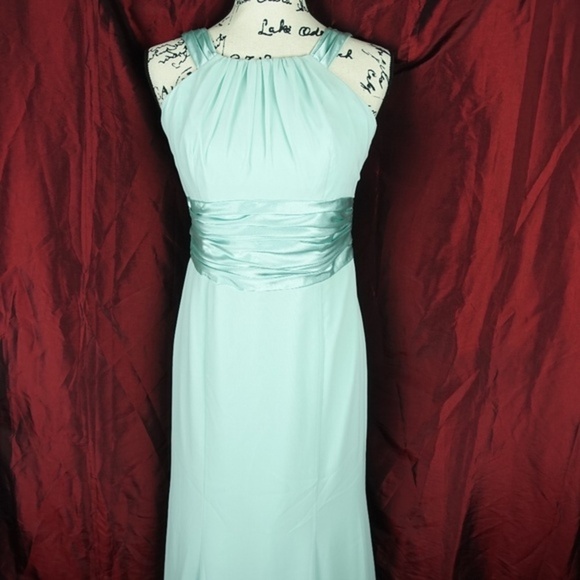 Long Light Green Chiffon‎ Formal Dress